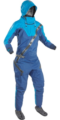 2026 Palm Dame Fuse Adventure Kajak Drysuit 13514 - Navy / Mellemblå
